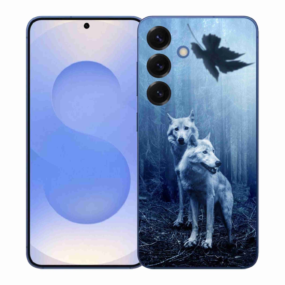 Zselés borítás mmCase Samsung Galaxy S26+ készülékhez - farkasok az erdőben