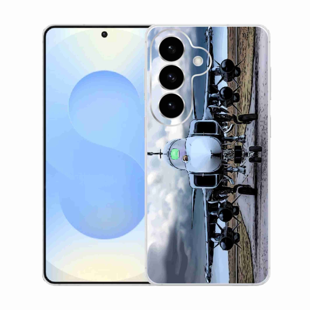 Gél borítás mmCase Samsung Galaxy S26 - katonai repülőgépekhez