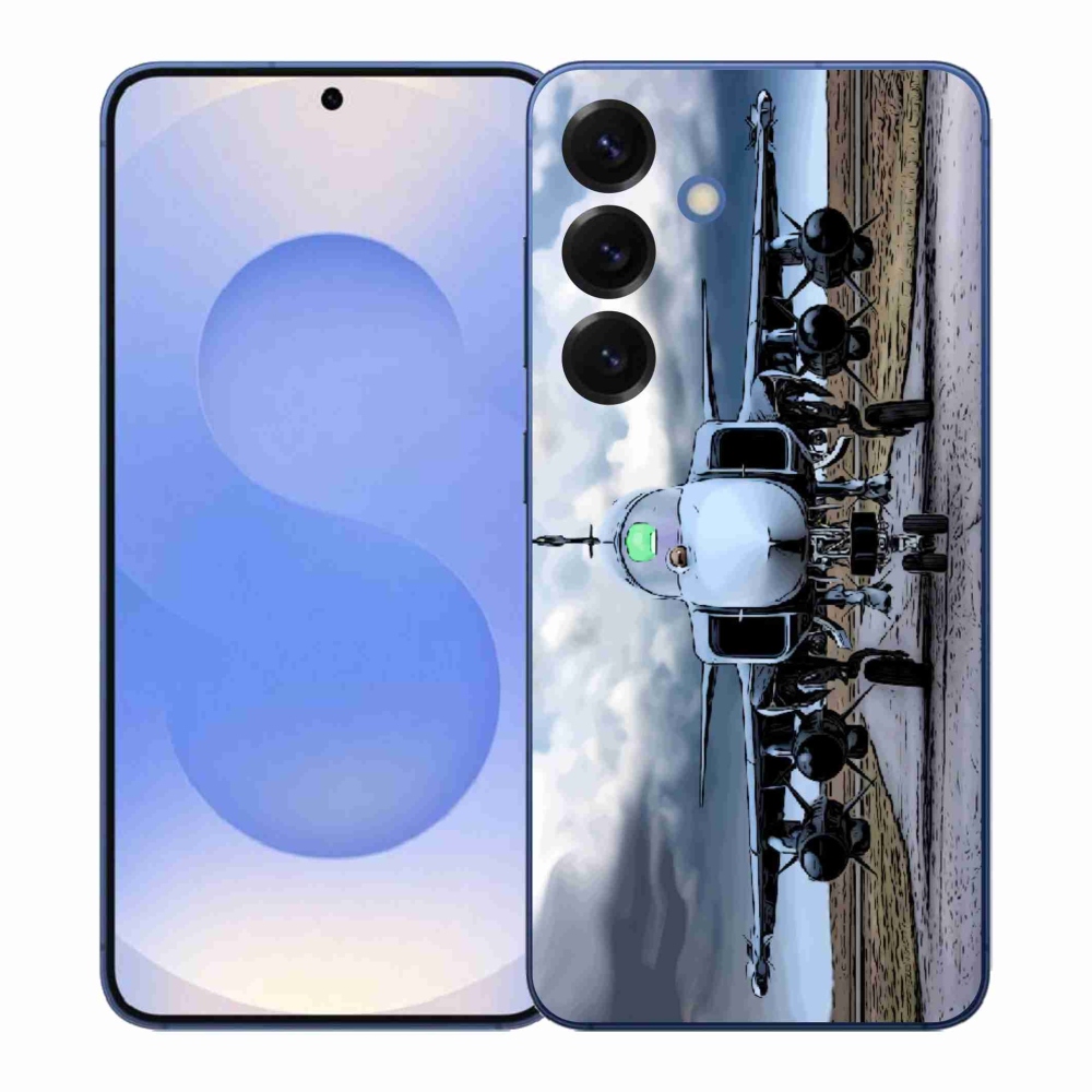 Gél borító mmCase Samsung Galaxy S26+ - katonai repülőgépekhez
