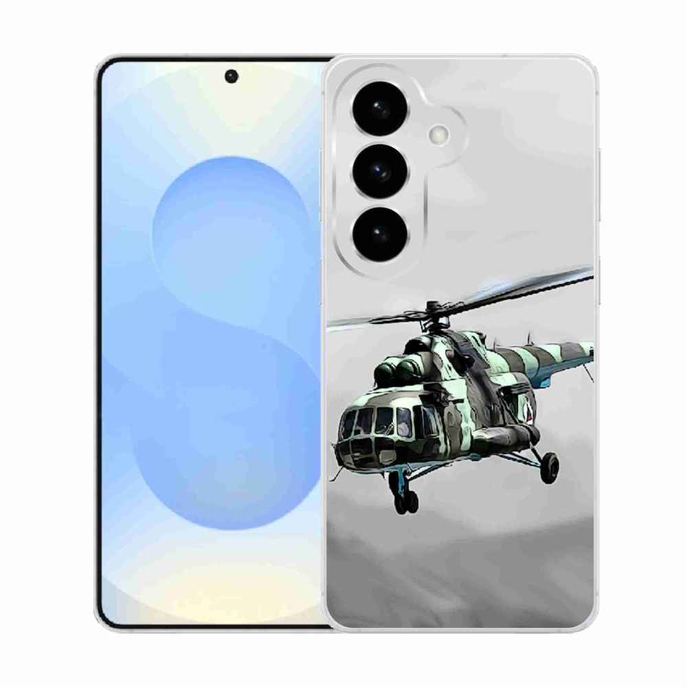Gél borítás mmCase Samsung Galaxy S26 - katonai helikopterhez