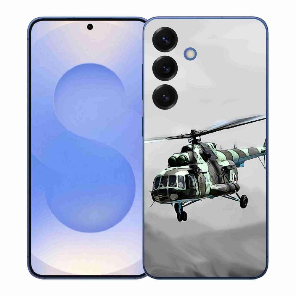 Zselés borítás mmCase Samsung Galaxy S26+ - katonai helikopterhez
