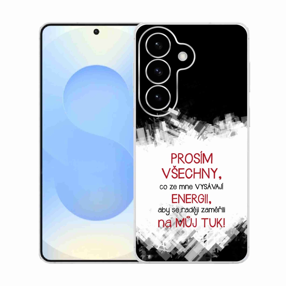 Gél borító mmCase Samsung Galaxy S26 - vicces szöveg 1 piros