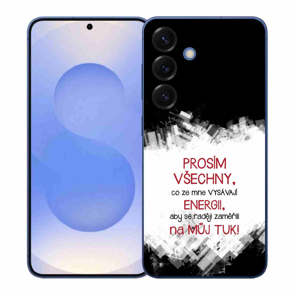 Gél borító mmCase Samsung Galaxy S26+ - vicces szöveg 1 piros