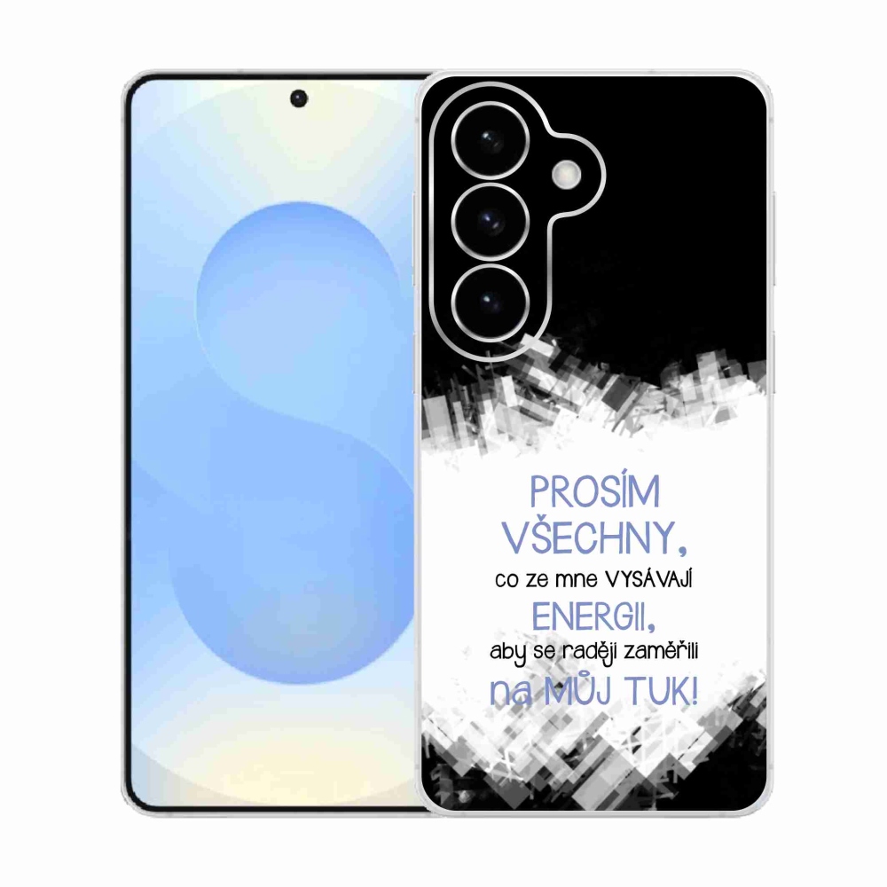 Gél borító mmCase Samsung Galaxy S26 - vicces szöveg 1 kék