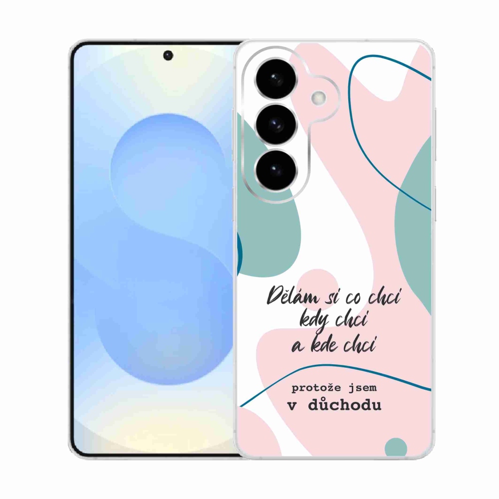 Gél borító mmCase Samsung Galaxy S26 készülékhez - vicces szöveg 10 fehér háttér