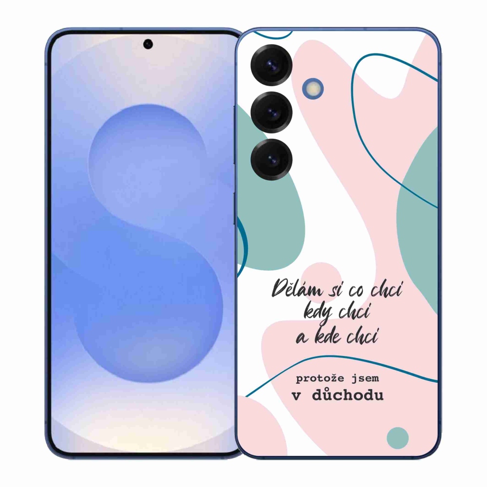 Gél borító mmCase Samsung Galaxy S26+ készülékhez - vicces szöveg 10 fehér háttér