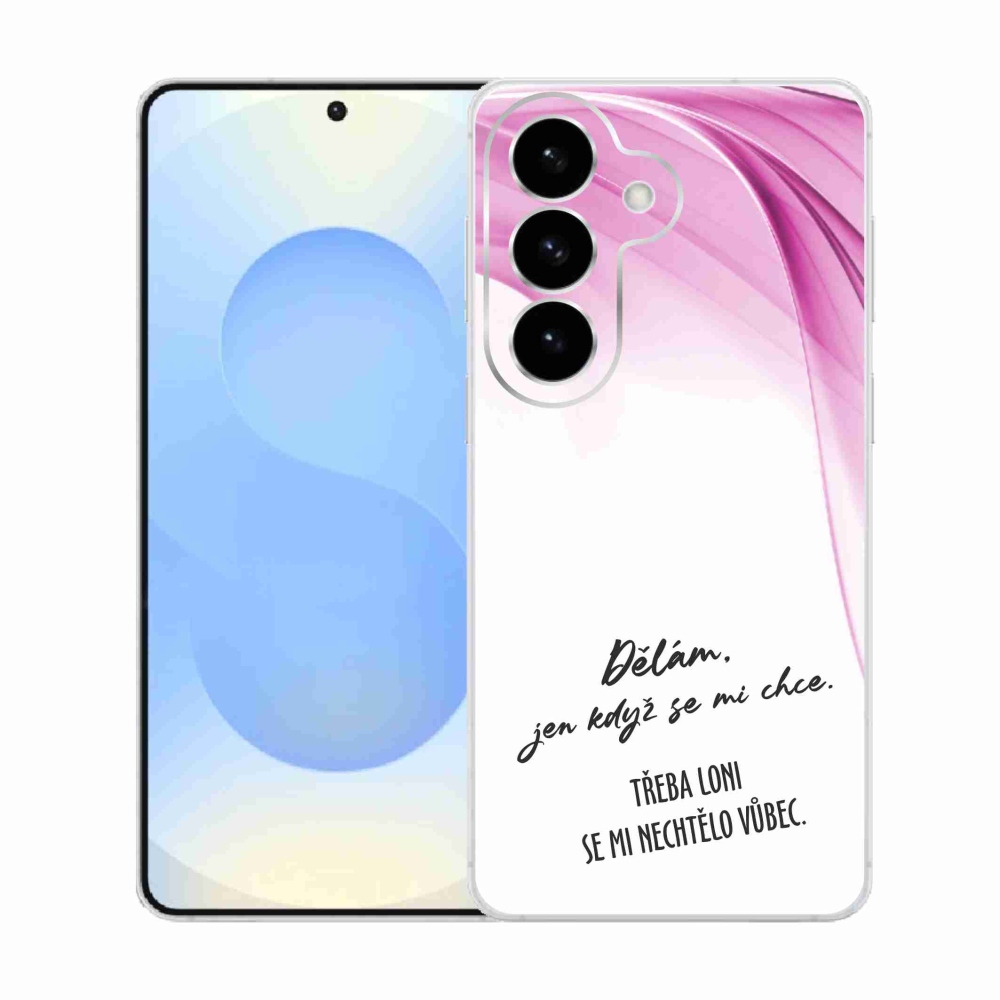 Gél borító mmCase Samsung Galaxy S26 készülékhez - vicces szöveg 12 fehér háttér