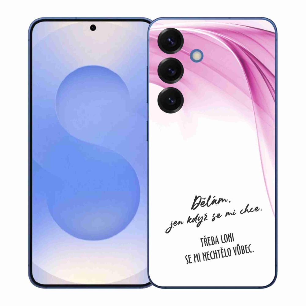 Gél borító mmCase Samsung Galaxy S26+ készülékhez - vicces szöveg 12 fehér háttér