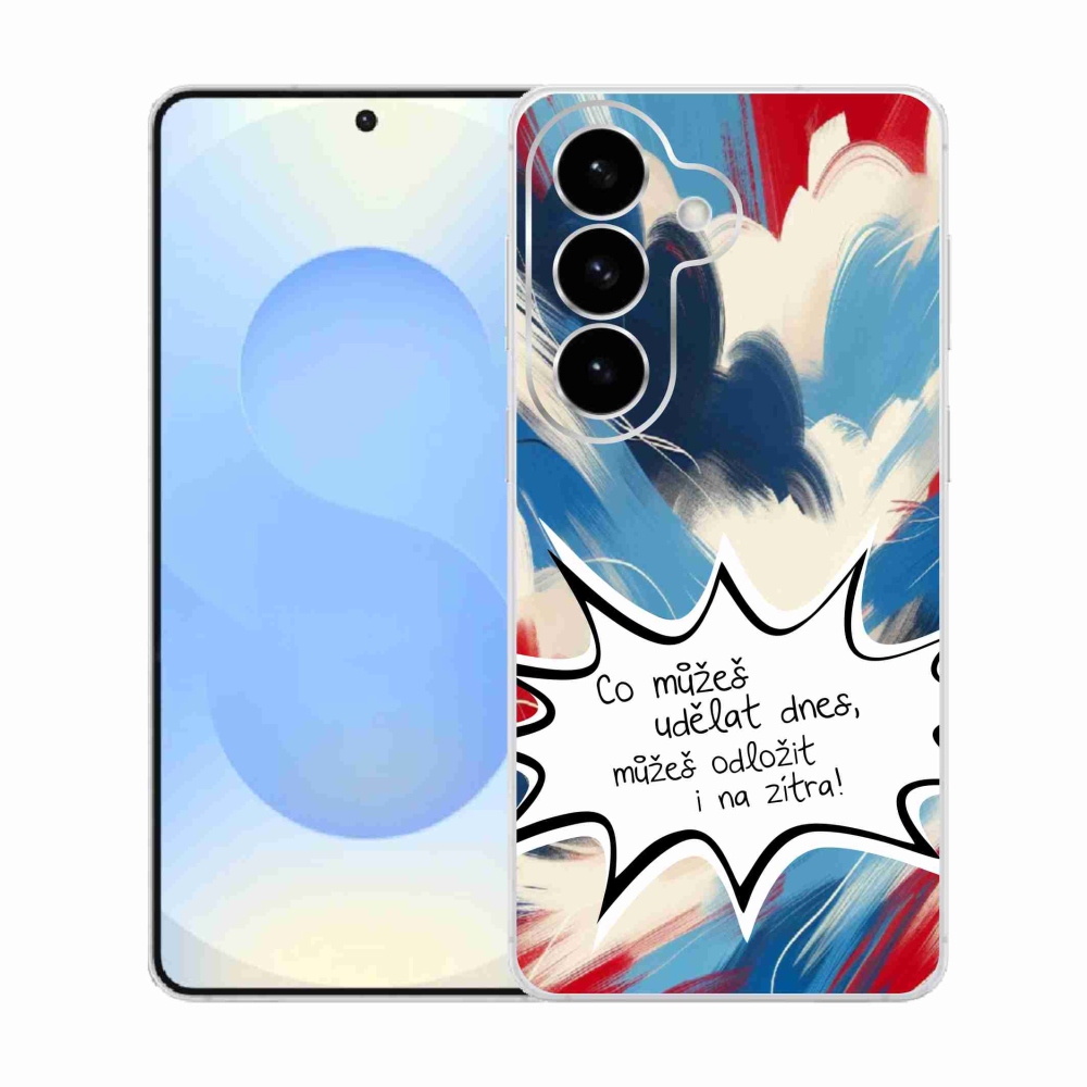 Gél borító mmCase Samsung Galaxy S26 készülékhez - vicces szöveg 9 fehér háttér