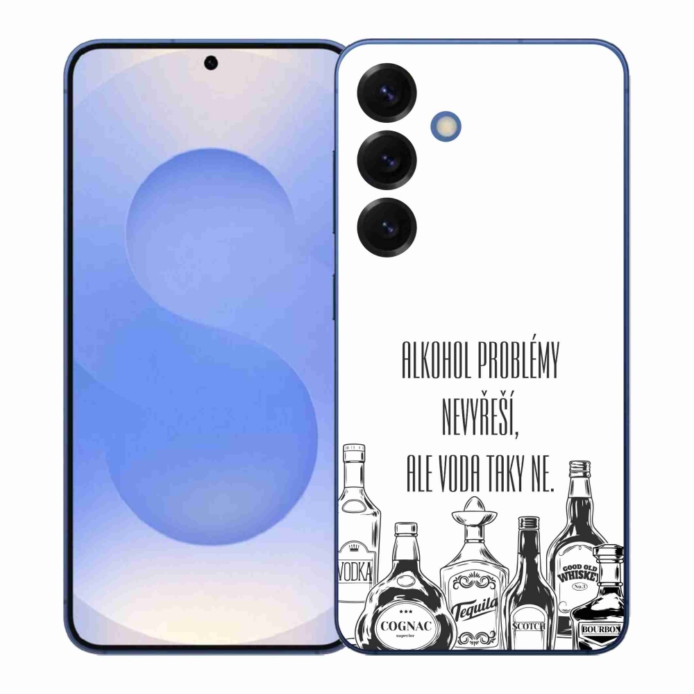 Gél borító mmCase Samsung Galaxy S26+ - vicces szöveg fehér háttérrel