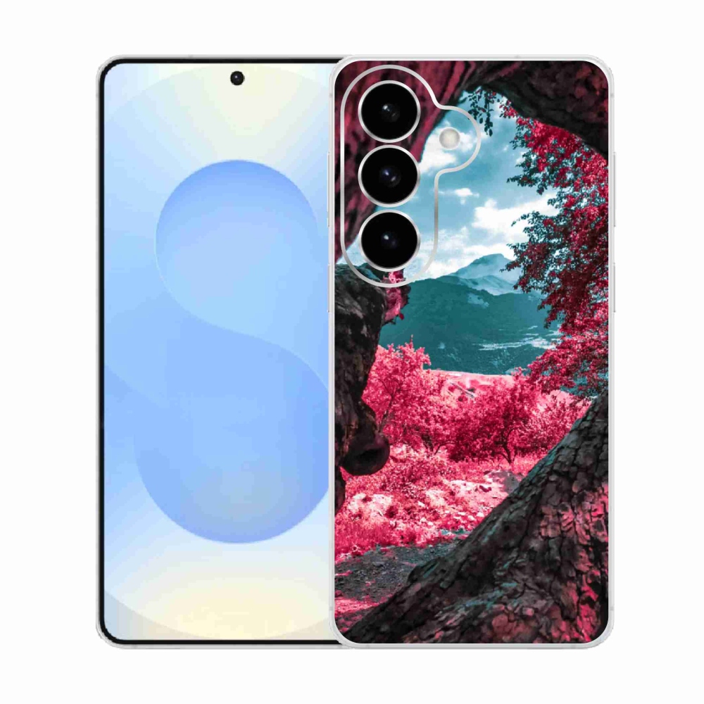 Zselés borítás mmCase Samsung Galaxy S26 készülékhez - hegyi kilátás