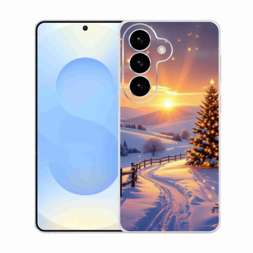 Gél borítás mmCase Samsung Galaxy S26 készülékhez - téli tájkép