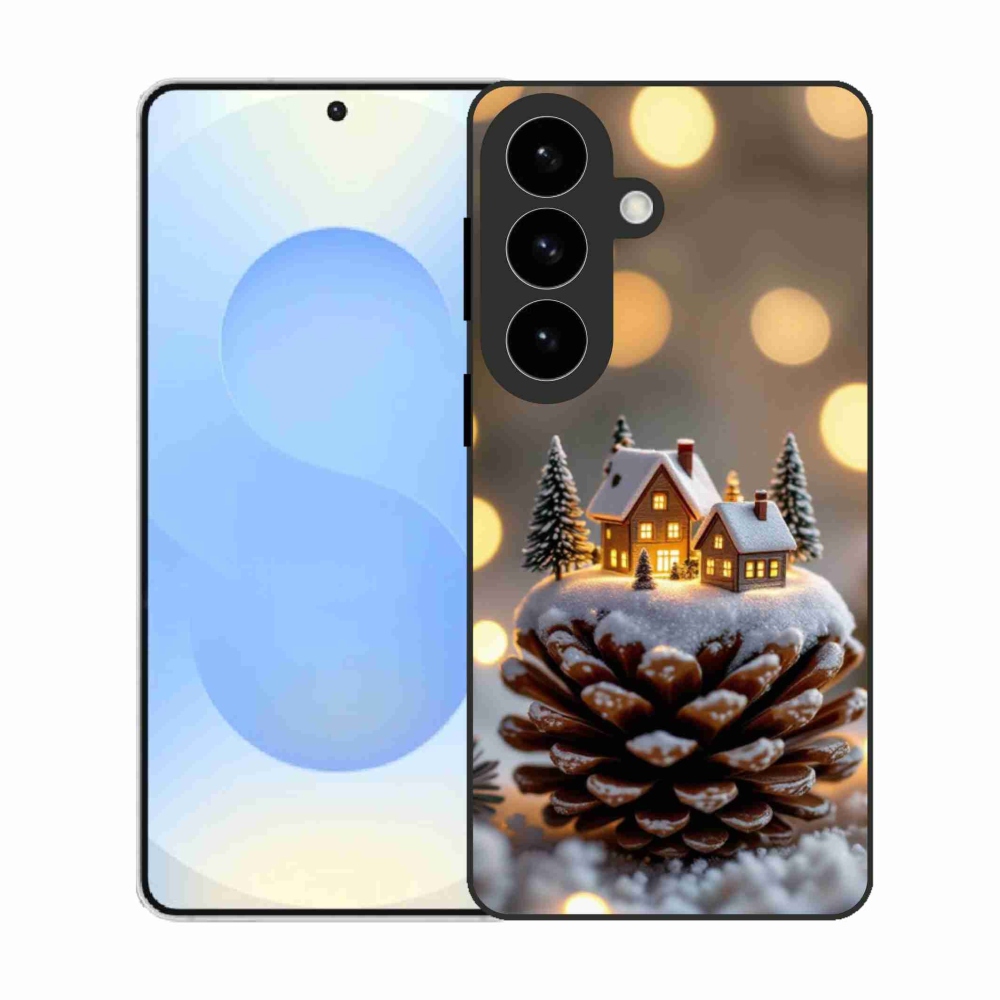 Gél borítás mmCase Samsung Galaxy S26 készülékhez - téli falu