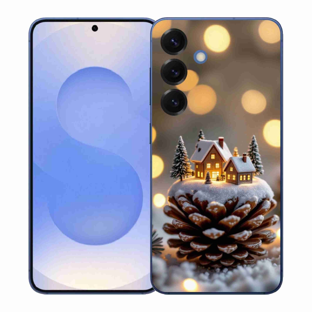 Gél borítás mmCase Samsung Galaxy S26+ - téli falu