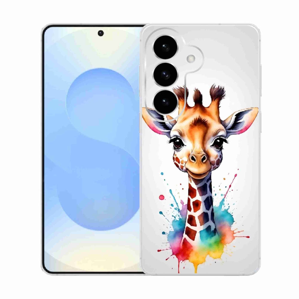 Zselés borítás mmCase Samsung Galaxy S26 készülékhez - zsiráf 1