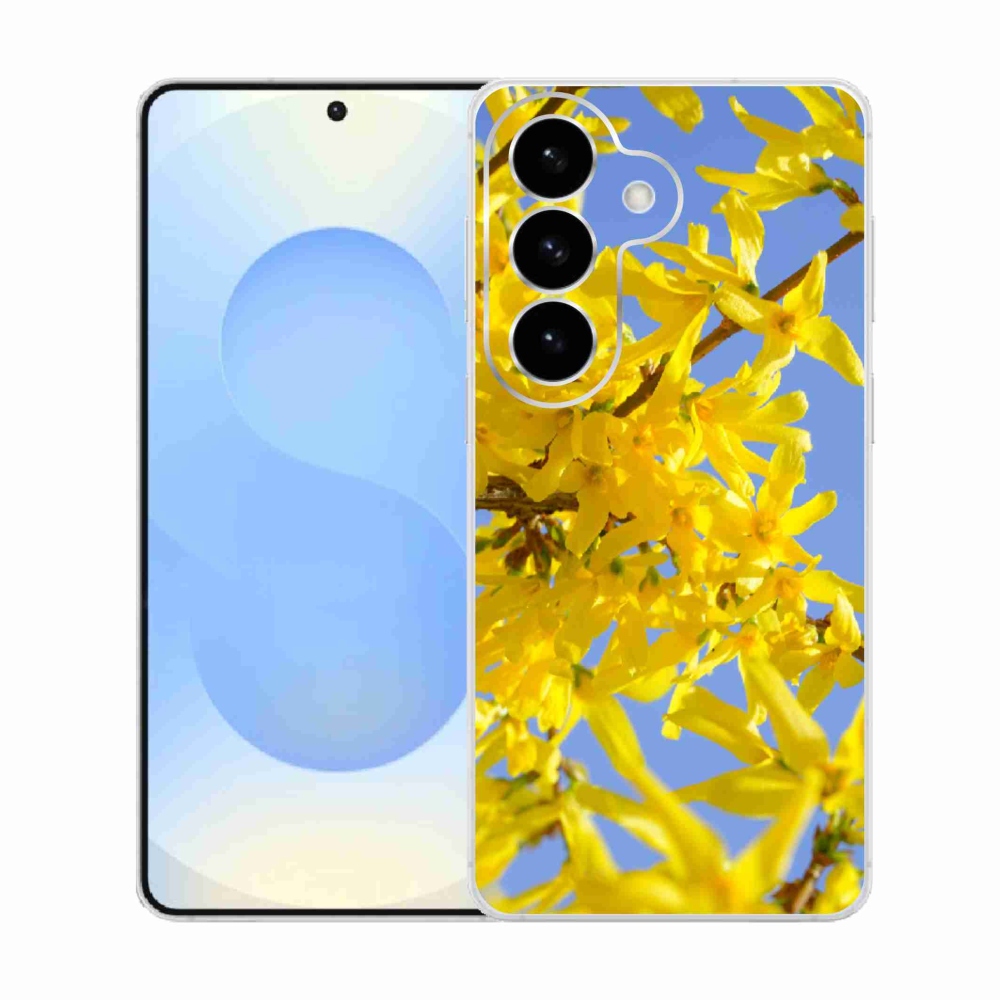 Gél borítás mmCase Samsung Galaxy S26 készülékhez - sárga virágok