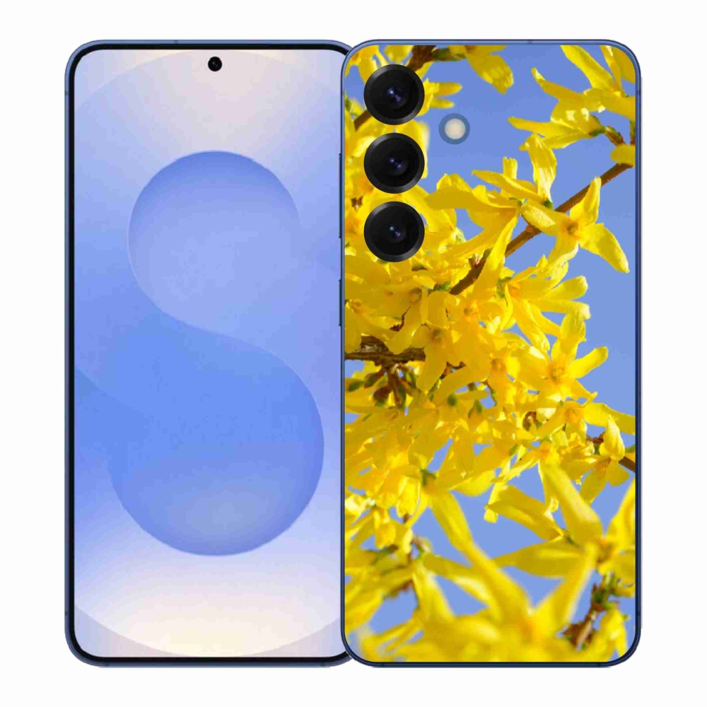 Gél borítás mmCase Samsung Galaxy S26+ - sárga virágok