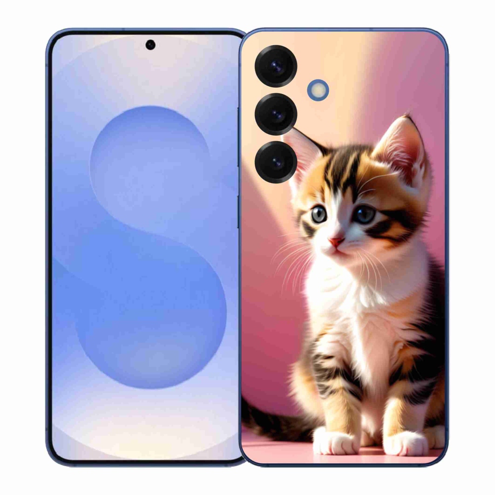 Gél borítás mmCase Samsung Galaxy S26+ készülékhez - kíváncsi cica 2