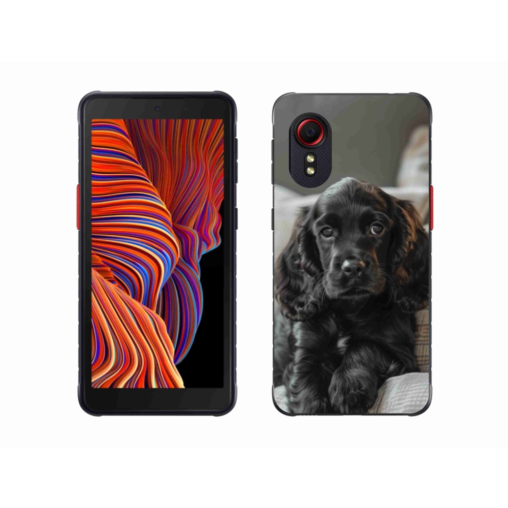 Gél borítás mmCase Samsung Galaxy Xcover 5 készülékhez - Angol Cocker Spaniel