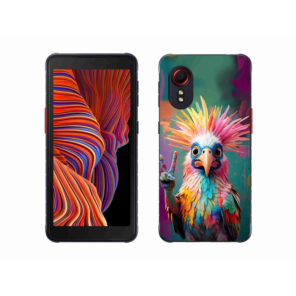 Gél borítás mmCase Samsung Galaxy Xcover 5 - színes lázadóhoz