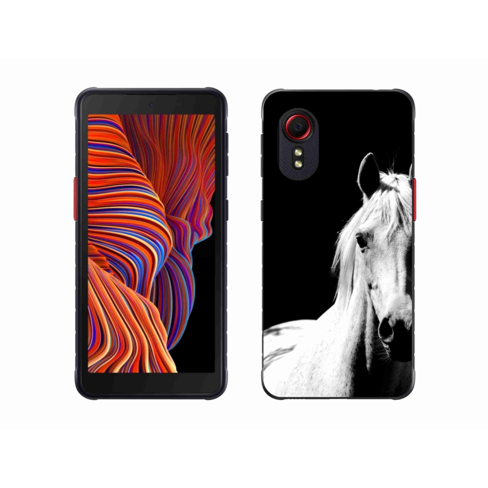 Gél borítás mmCase Samsung Galaxy Xcover 5 - fehér ló 5