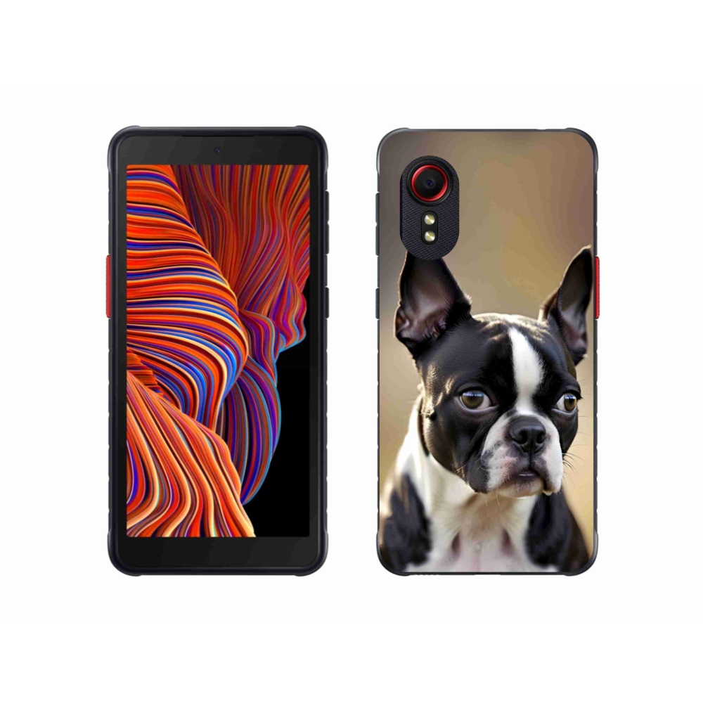 Gél borítás mmCase Samsung Galaxy Xcover 5 készülékhez - Boston Terrier
