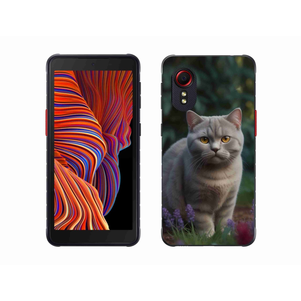 Gél borítás mmCase Samsung Galaxy Xcover 5 készülékhez - brit macska