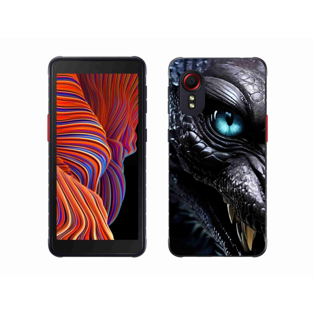 Gél borítás mmCase Samsung Galaxy Xcover 5 készülékhez - sárkány nézet