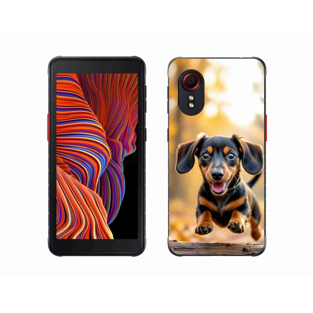 Zselés borítás mmCase Samsung Galaxy Xcover 5 - tacskó 2