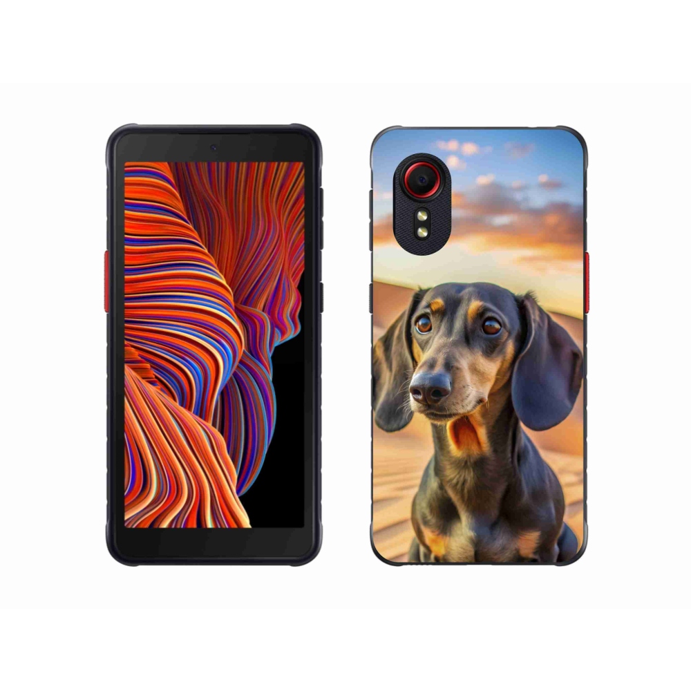 Gél borítás mmCase Samsung Galaxy Xcover 5 - tacskó 3