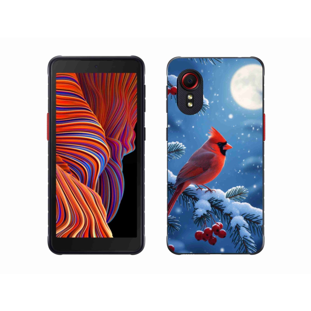 Zselés borítás mmCase Samsung Galaxy Xcover 5 készülékhez - kardinálpiros színű