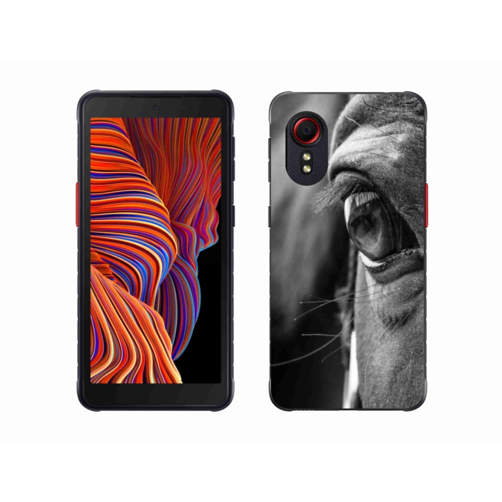 Gél borítás mmCase a Samsung Galaxy Xcover 5 készülékhez - ló nézet