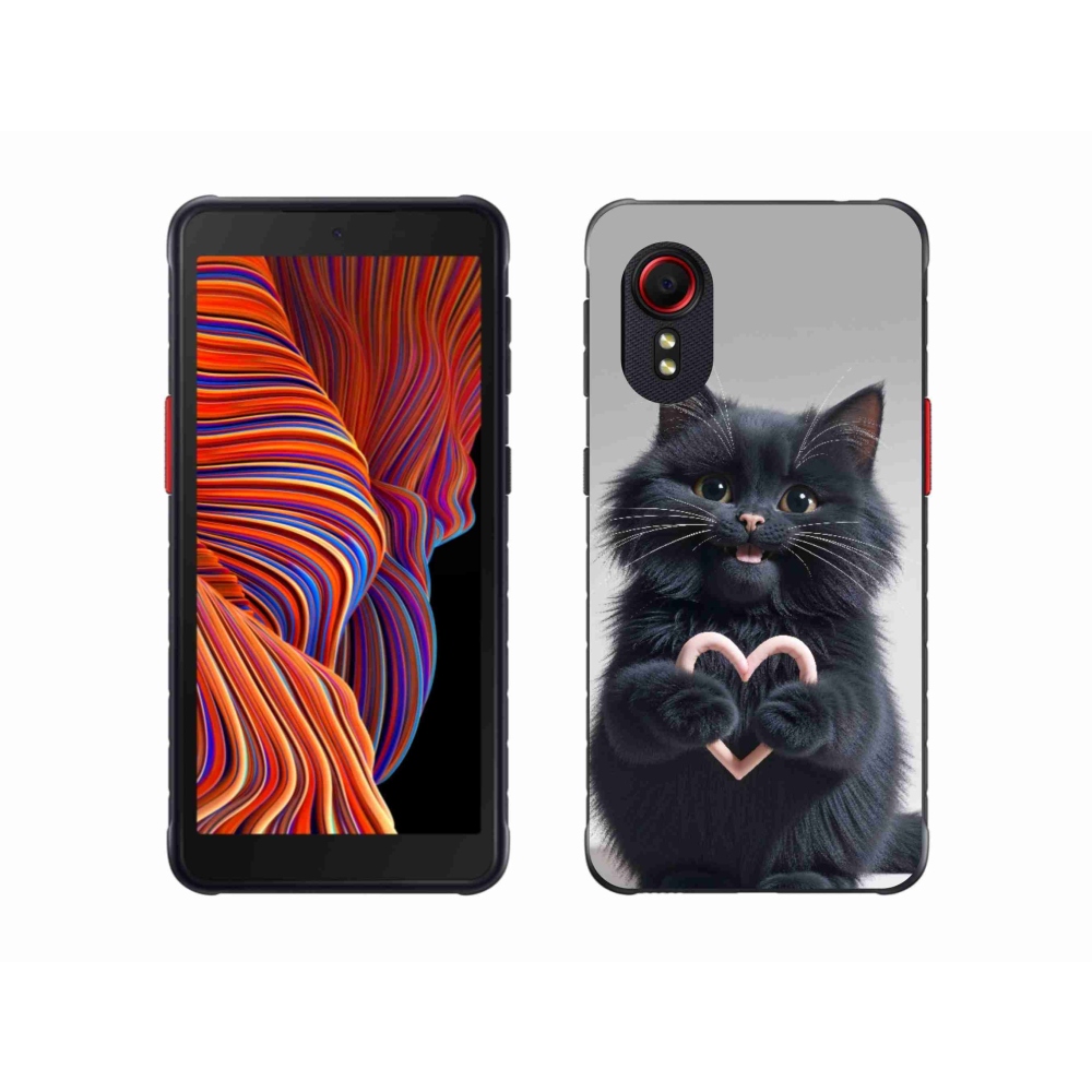 Gél borító mmCase Samsung Galaxy Xcover 5 - macskaszerelem 3