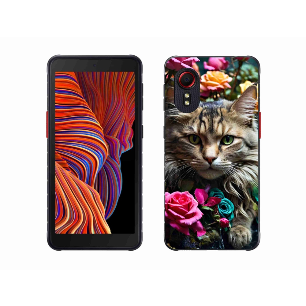 Gél borítás mmCase Samsung Galaxy Xcover 5 - macskaszem nézet 2