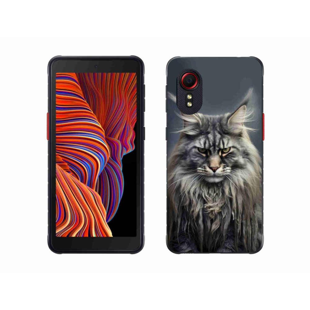 Gél borítás mmCase Samsung Galaxy Xcover 5 - macskaszem nézet 4