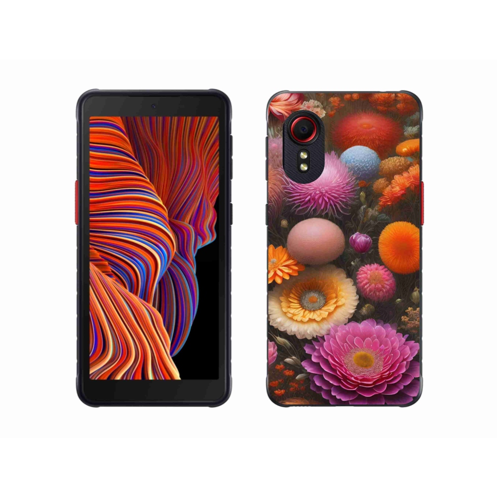 Gél borítás mmCase Samsung Galaxy Xcover 5 - virágos kompozícióhoz