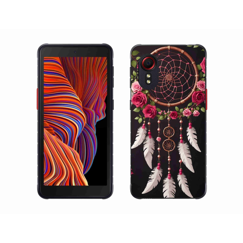 Gél borítás mmCase Samsung Galaxy Xcover 5 készülékhez - álomfogó rózsákkal