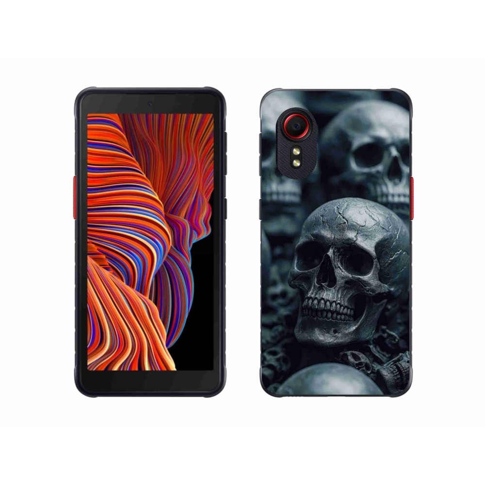 Zselés borítás mmCase Samsung Galaxy Xcover 5 - koponya 2