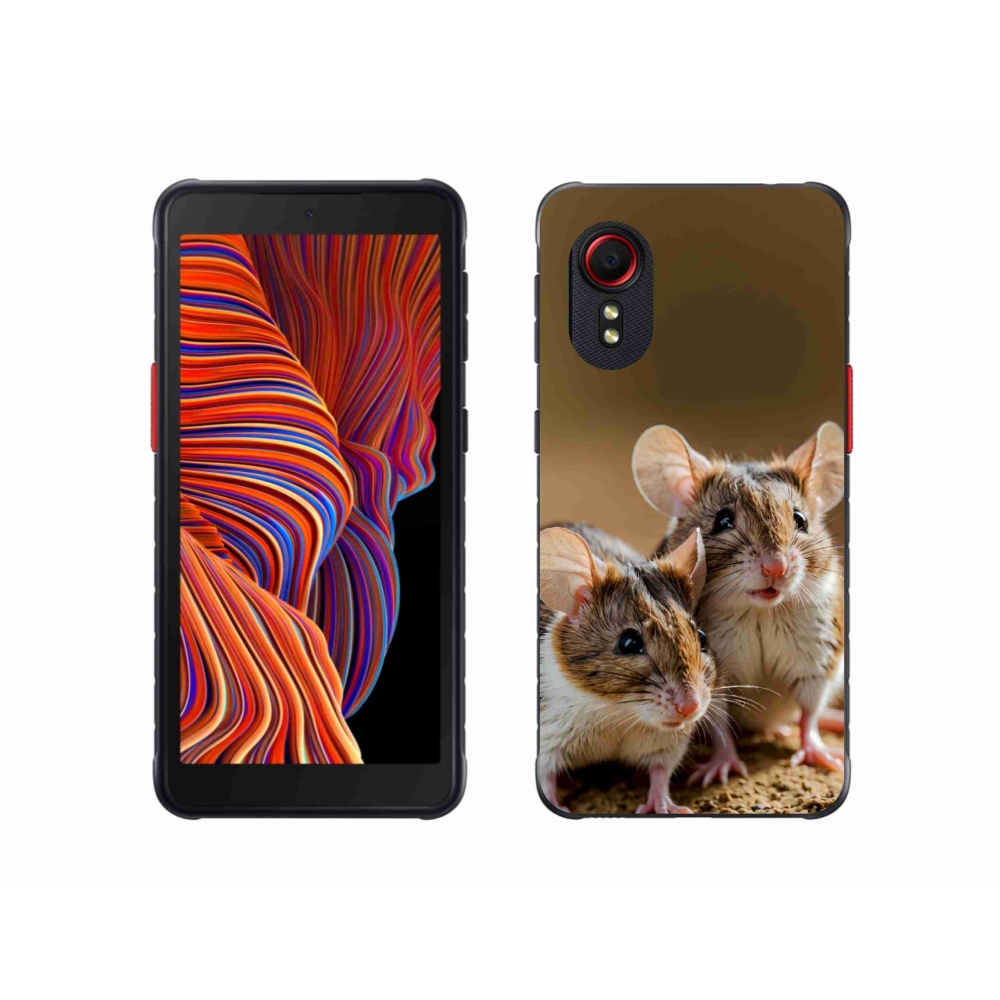 Gél borítás mmCase Samsung Galaxy Xcover 5 - egér duóhoz