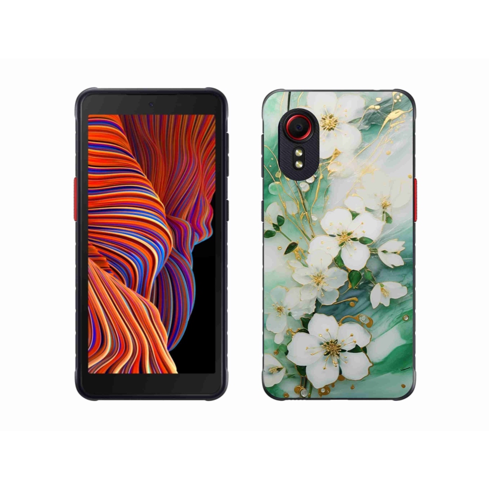 Gél borító mmCase Samsung Galaxy Xcover 5 készülékhez - finom virágok