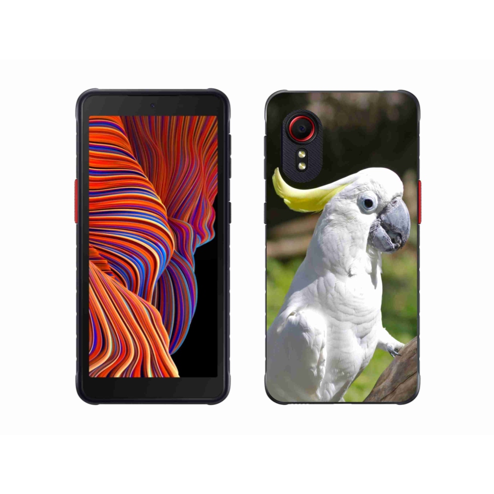 Gél borítás mmCase Samsung Galaxy Xcover 5 készülékhez - papagáj kakadu 2