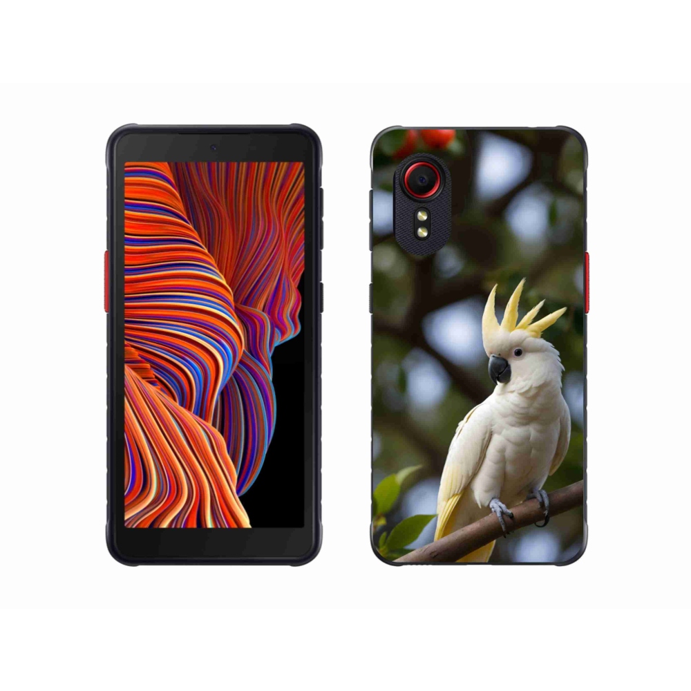 Gél borítás mmCase Samsung Galaxy Xcover 5 készülékhez - papagáj kakadu 3