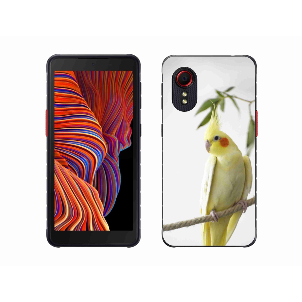 Gél borító mmCase Samsung Galaxy Xcover 5 - papagáj korela chocholatá