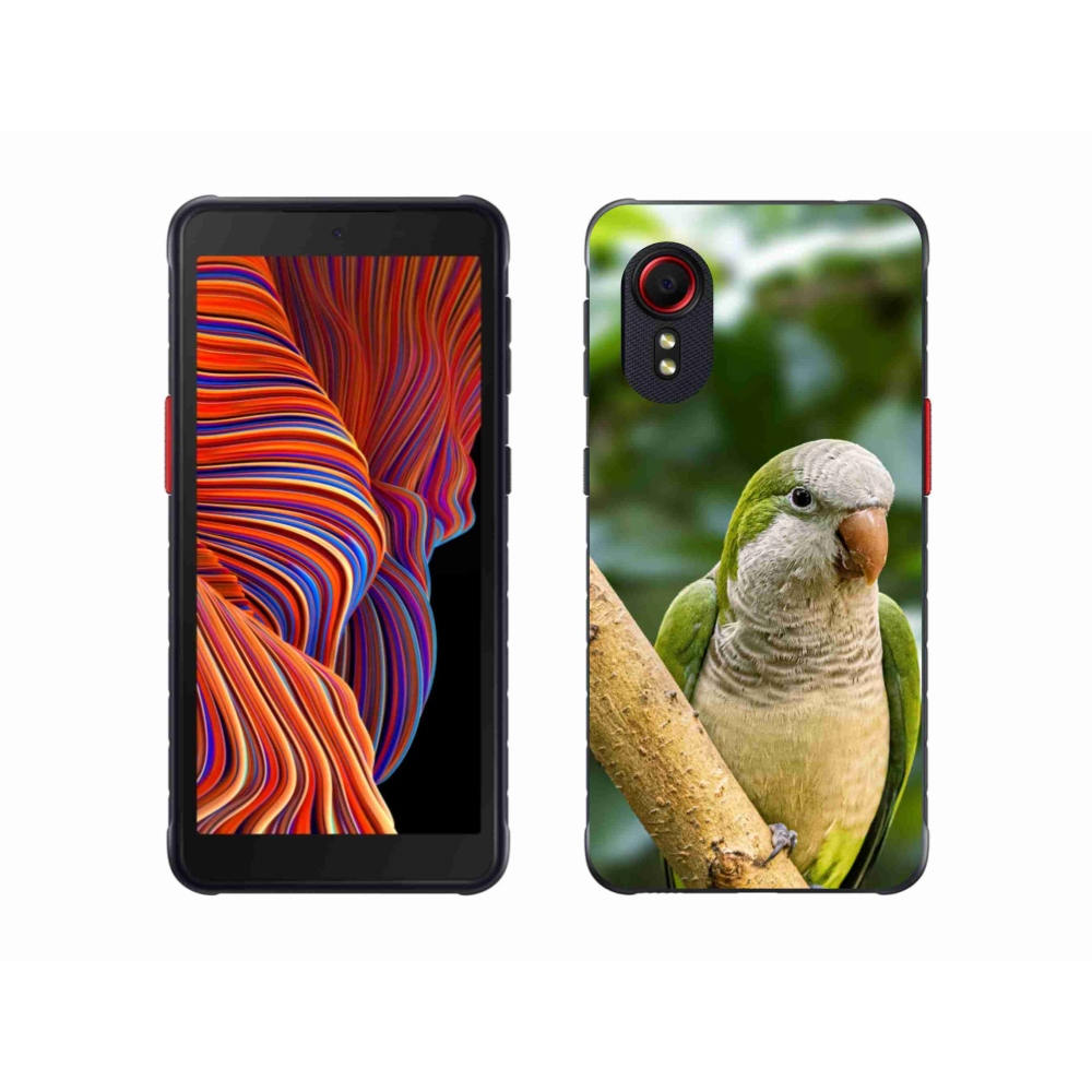 Zselés borítás mmCase Samsung Galaxy Xcover 5 készülékhez - papagáj