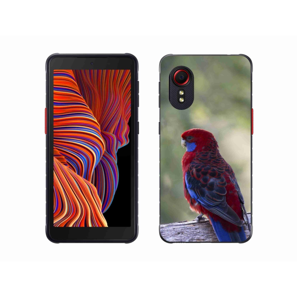 Gél borítás mmCase Samsung Galaxy Xcover 5 készülékhez - papagáj rosela