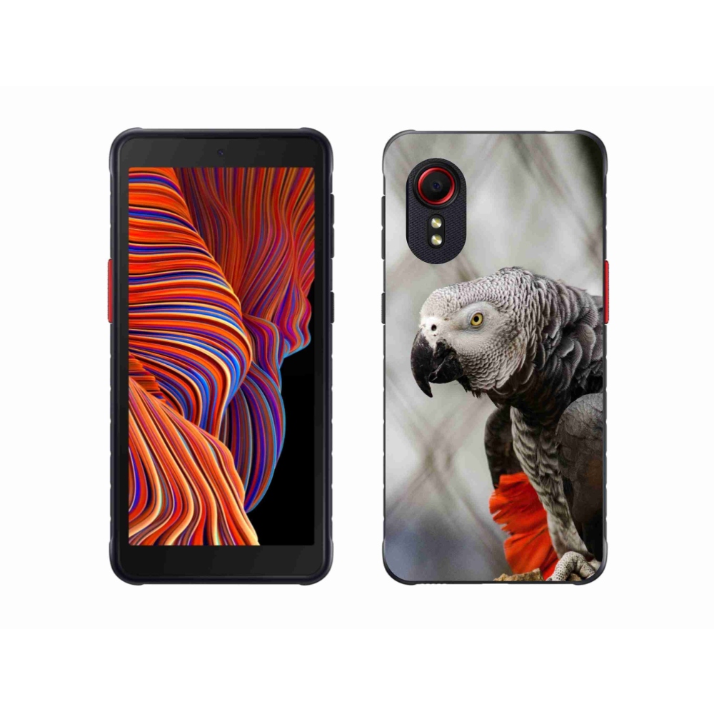 Gél borítás mmCase Samsung Galaxy Xcover 5 készülékhez - papagáj jacco 3