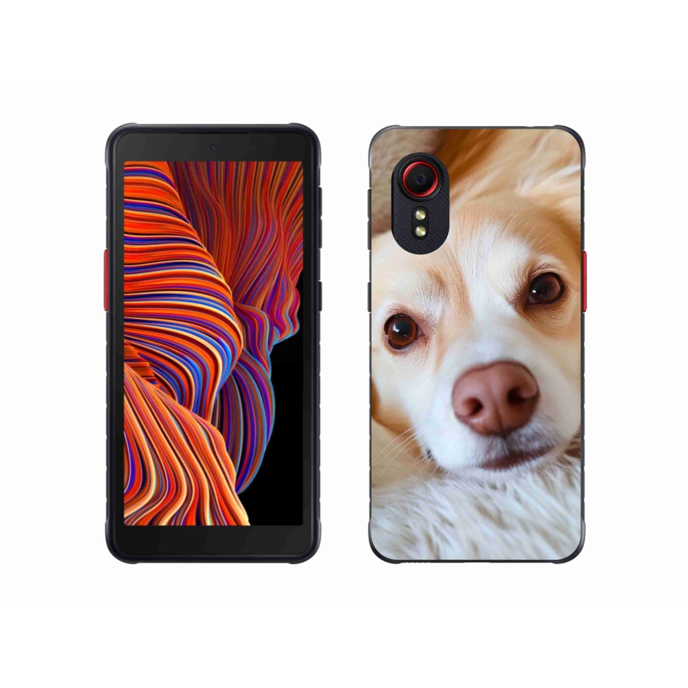 Gél borítás mmCase Samsung Galaxy Xcover 5 készülékhez - Aranyos csivava