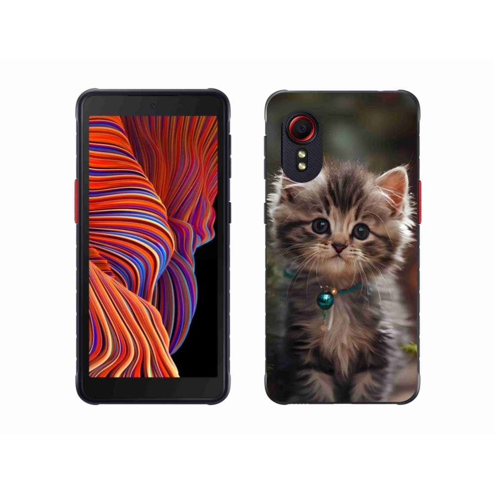 Gél borítás mmCase Samsung Galaxy Xcover 5 készülékhez - aranyos cica 11