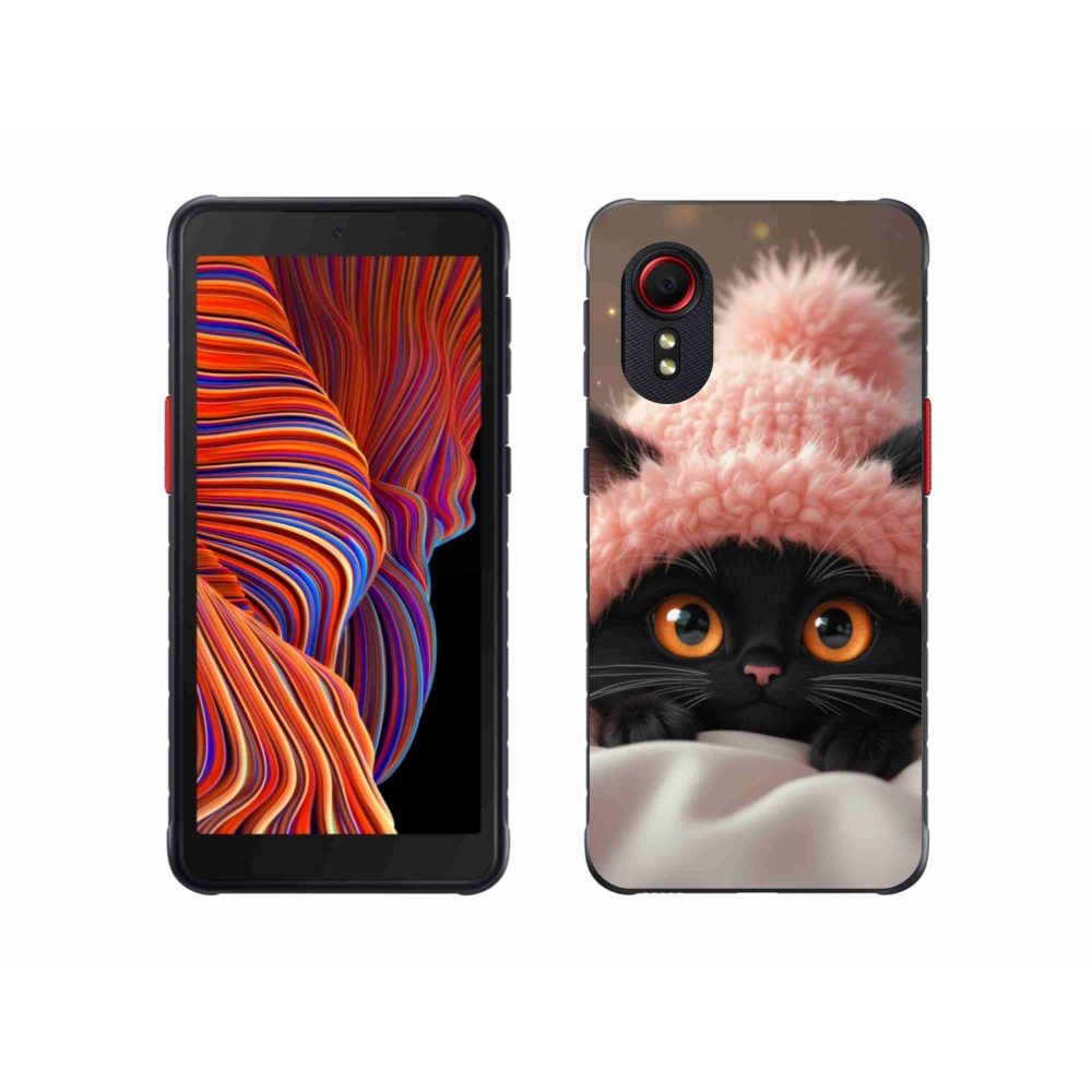 Gél borító mmCase Samsung Galaxy Xcover 5 - aranyos cica 7