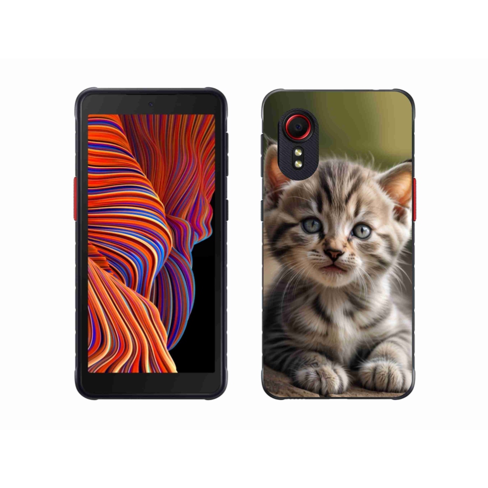 Gél borítás mmCase Samsung Galaxy Xcover 5 - aranyos cica 9